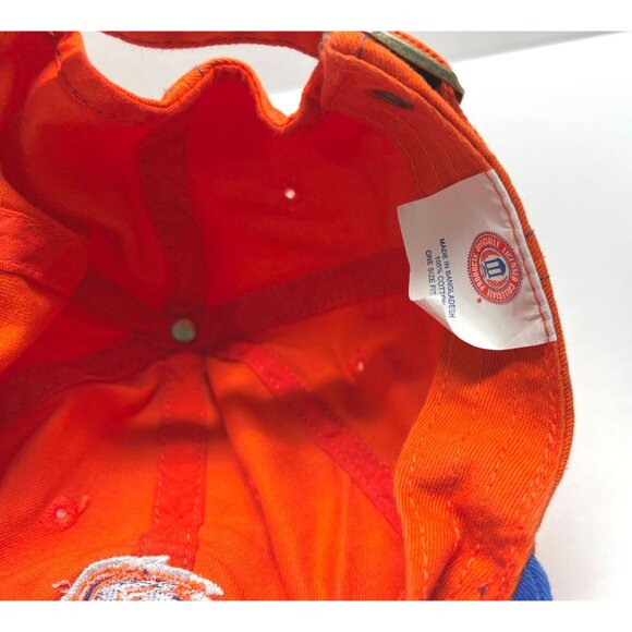 Boise State Broncos Strapback Hat Two Tone BSU Cap Blue Orange College Football - Picture 8 of 8